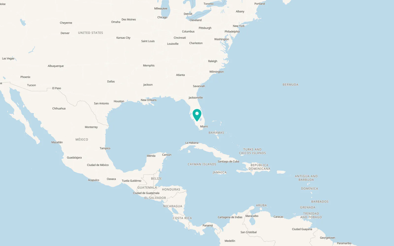 Map of Ave Maria