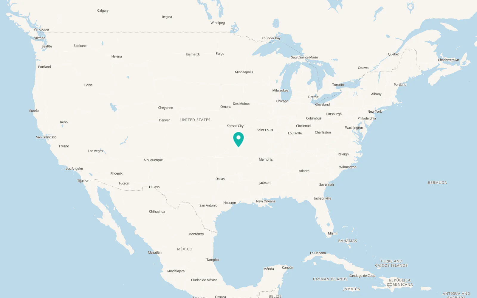 Map of Avoca
