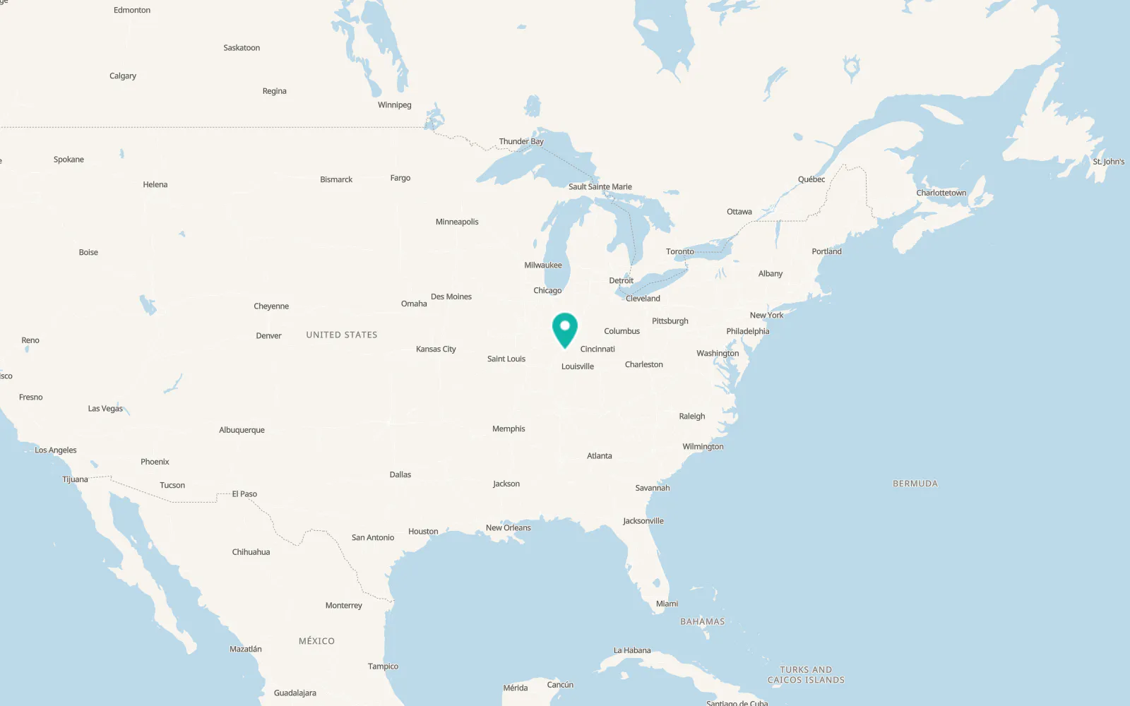 Map of Avoca