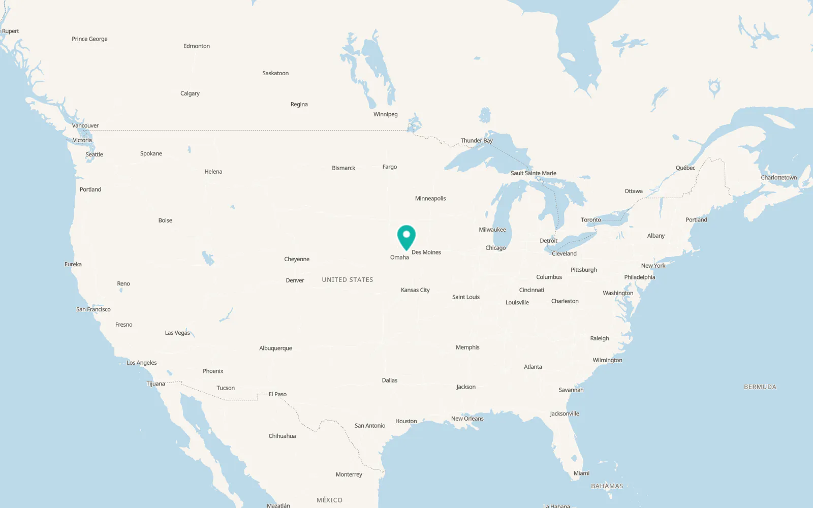 Map of Avoca
