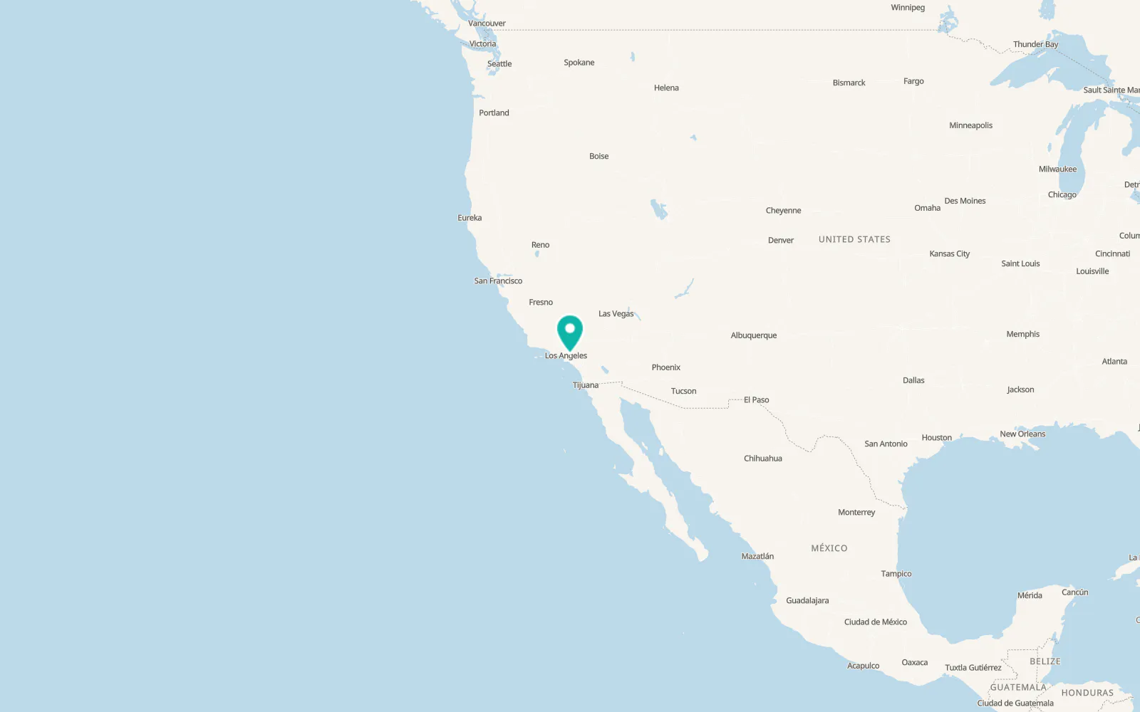 Map of Avocado Heights