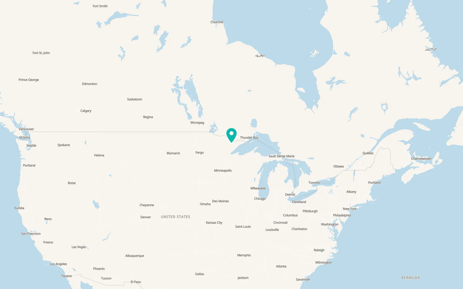 Map of Babbitt