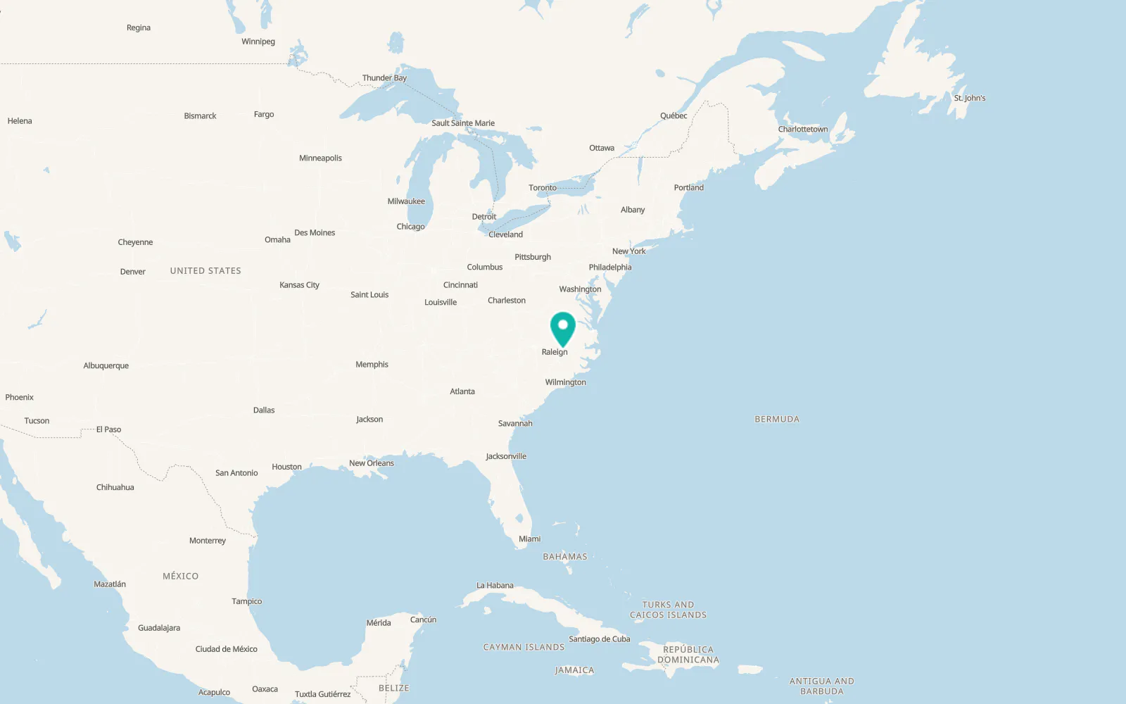 Map of Bailey