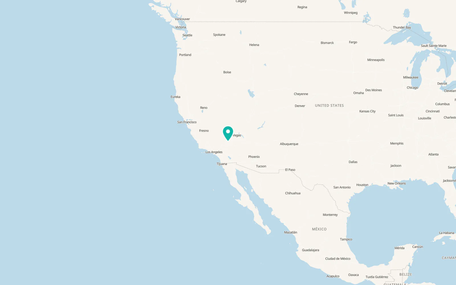 Map of Baker