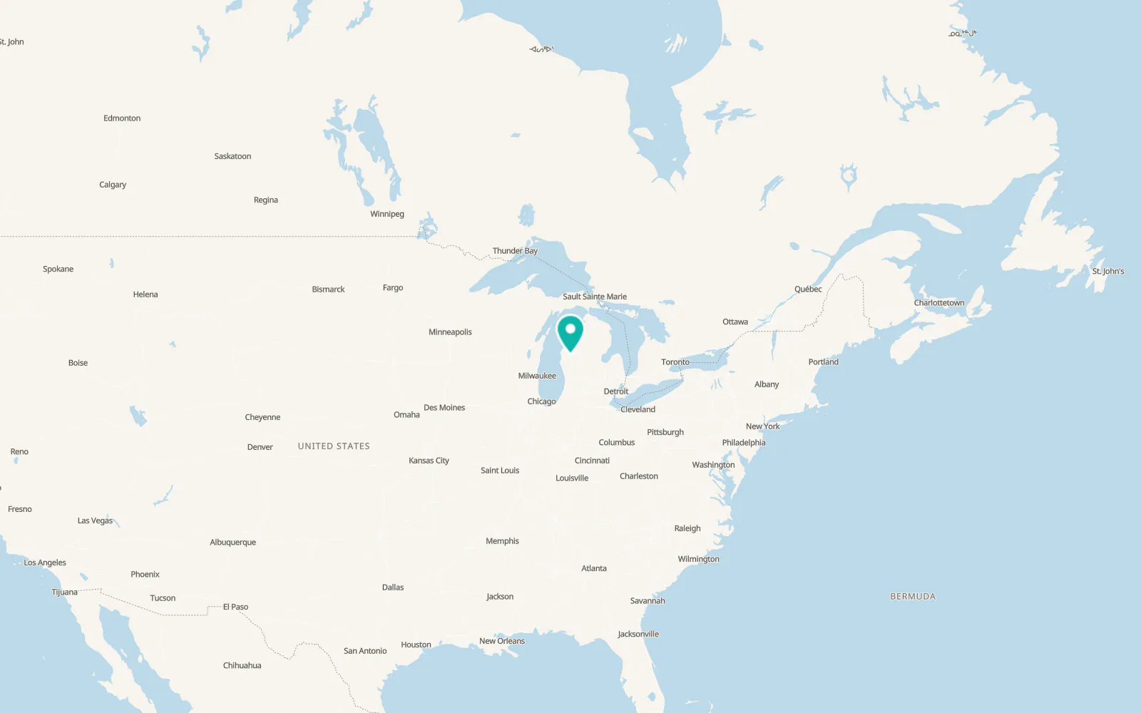 Map of Baldwin