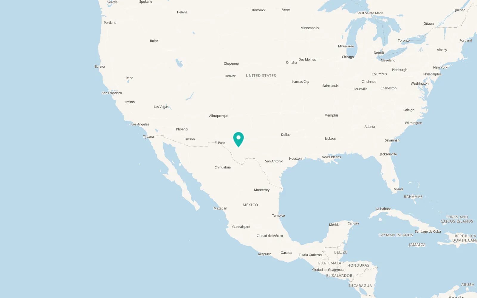 Map of Balmorhea