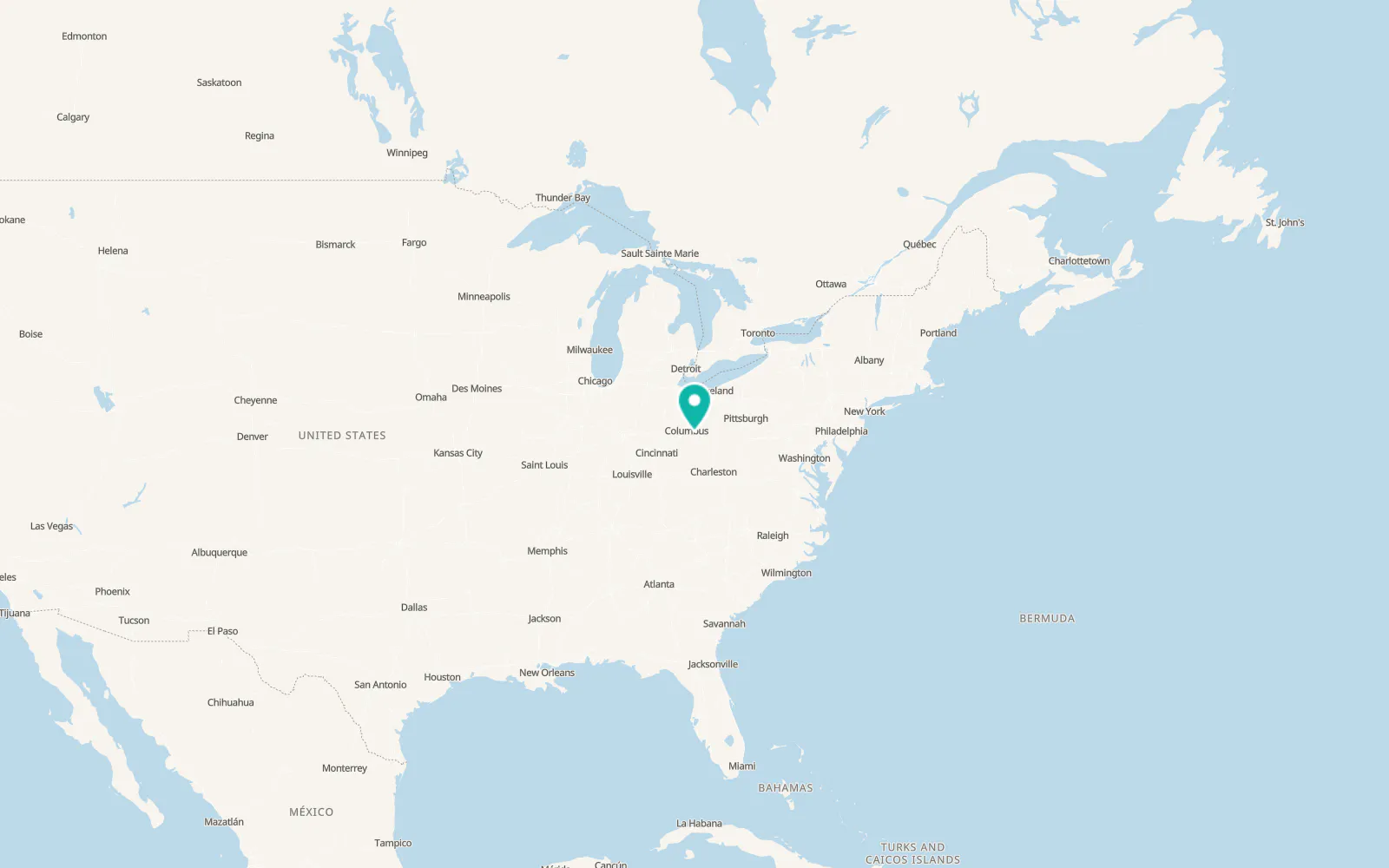 Map of Baltimore