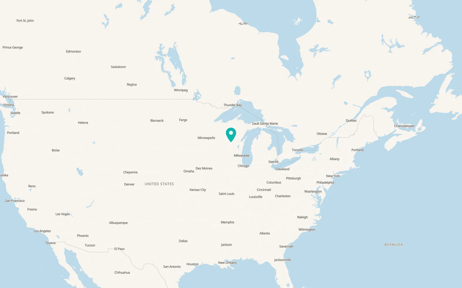 Map of Bancroft