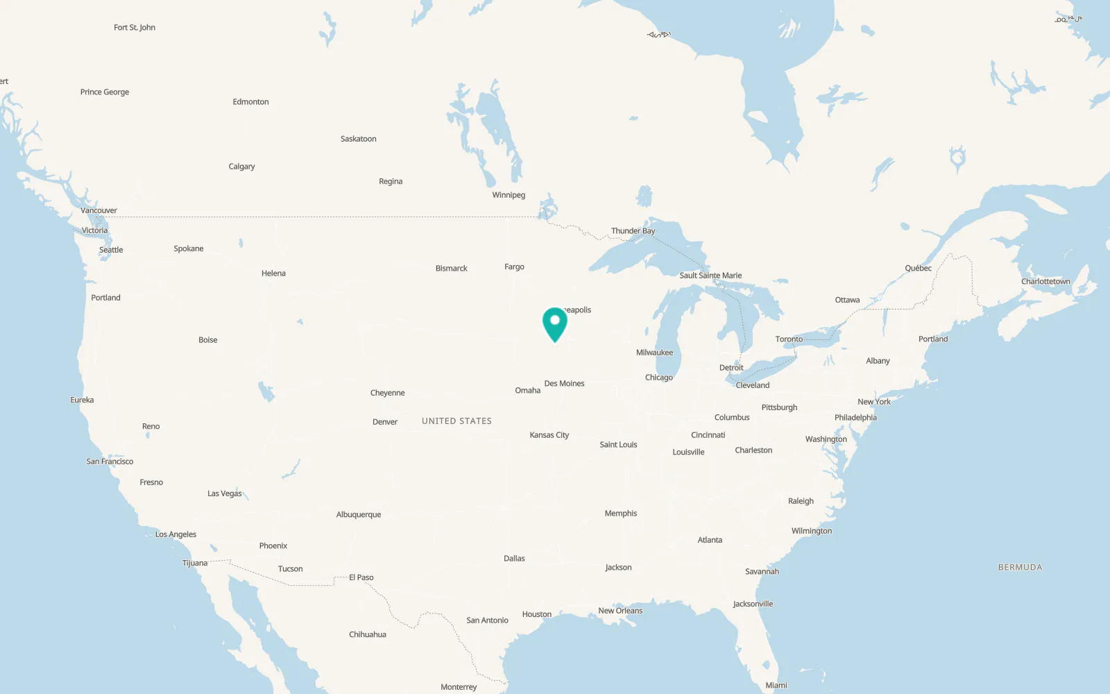 Map of Bancroft