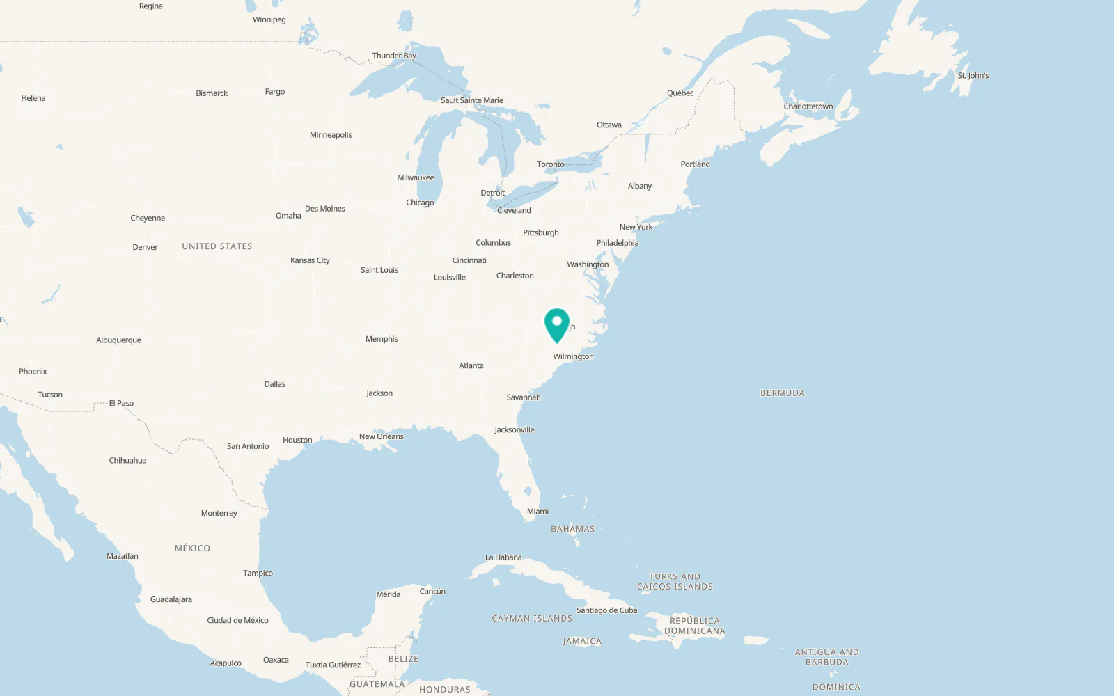 Map of Barker Ten Mile