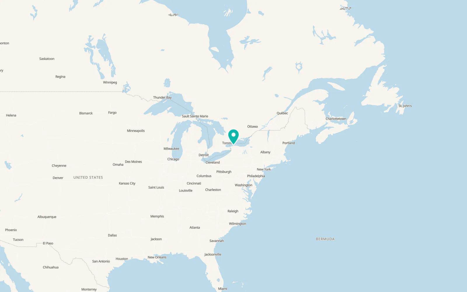 Map of Barker