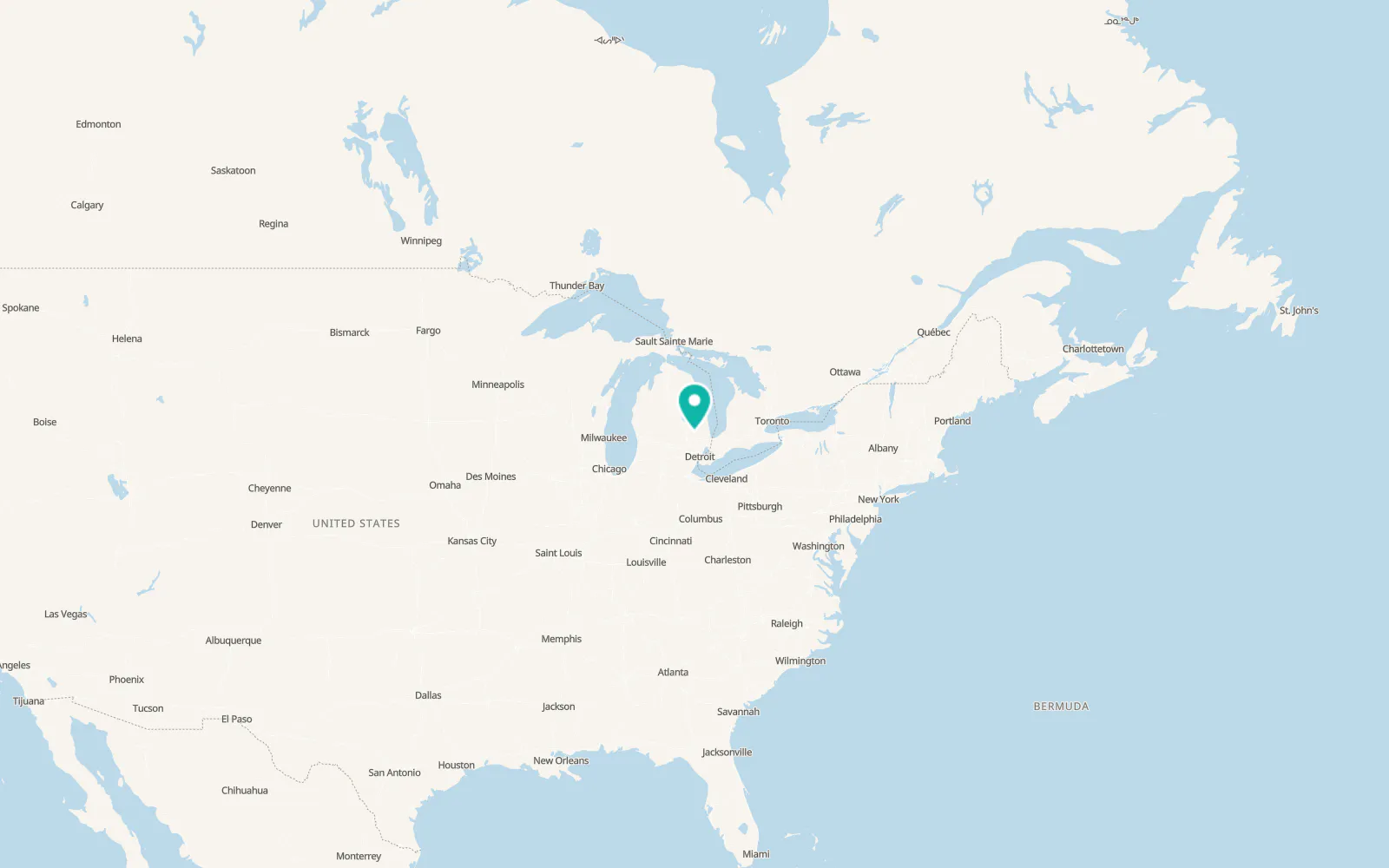 Map of Barnes Lake-Millers Lake