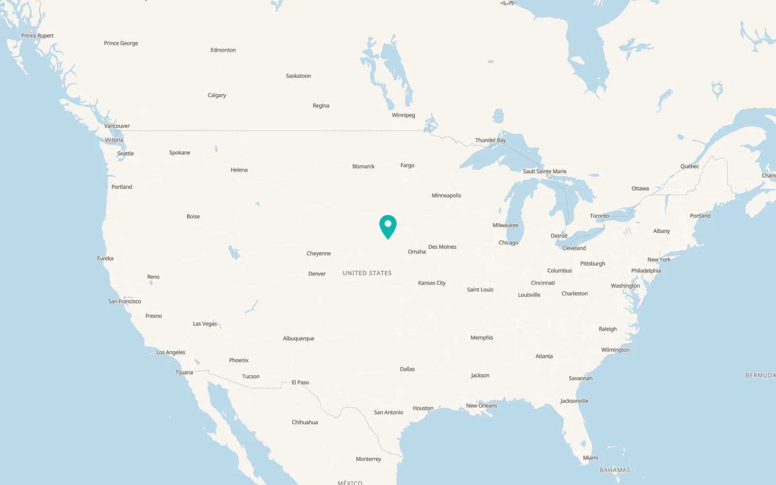 Map of Bartlett
