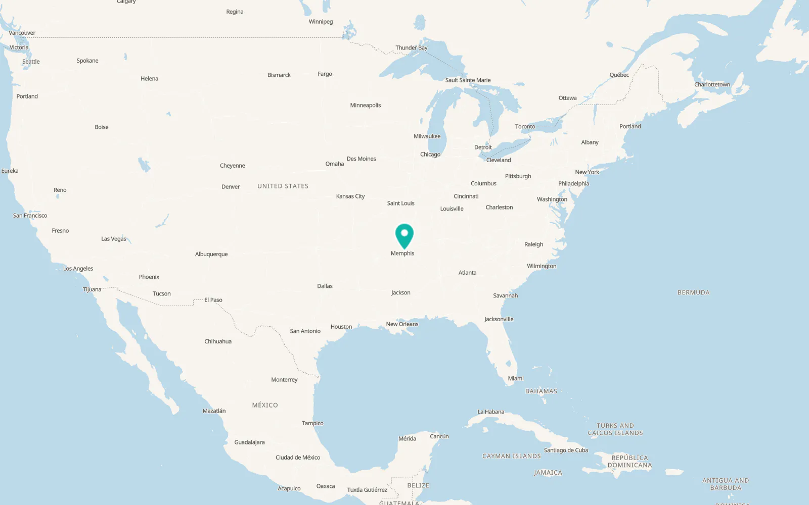 Map of Bartlett