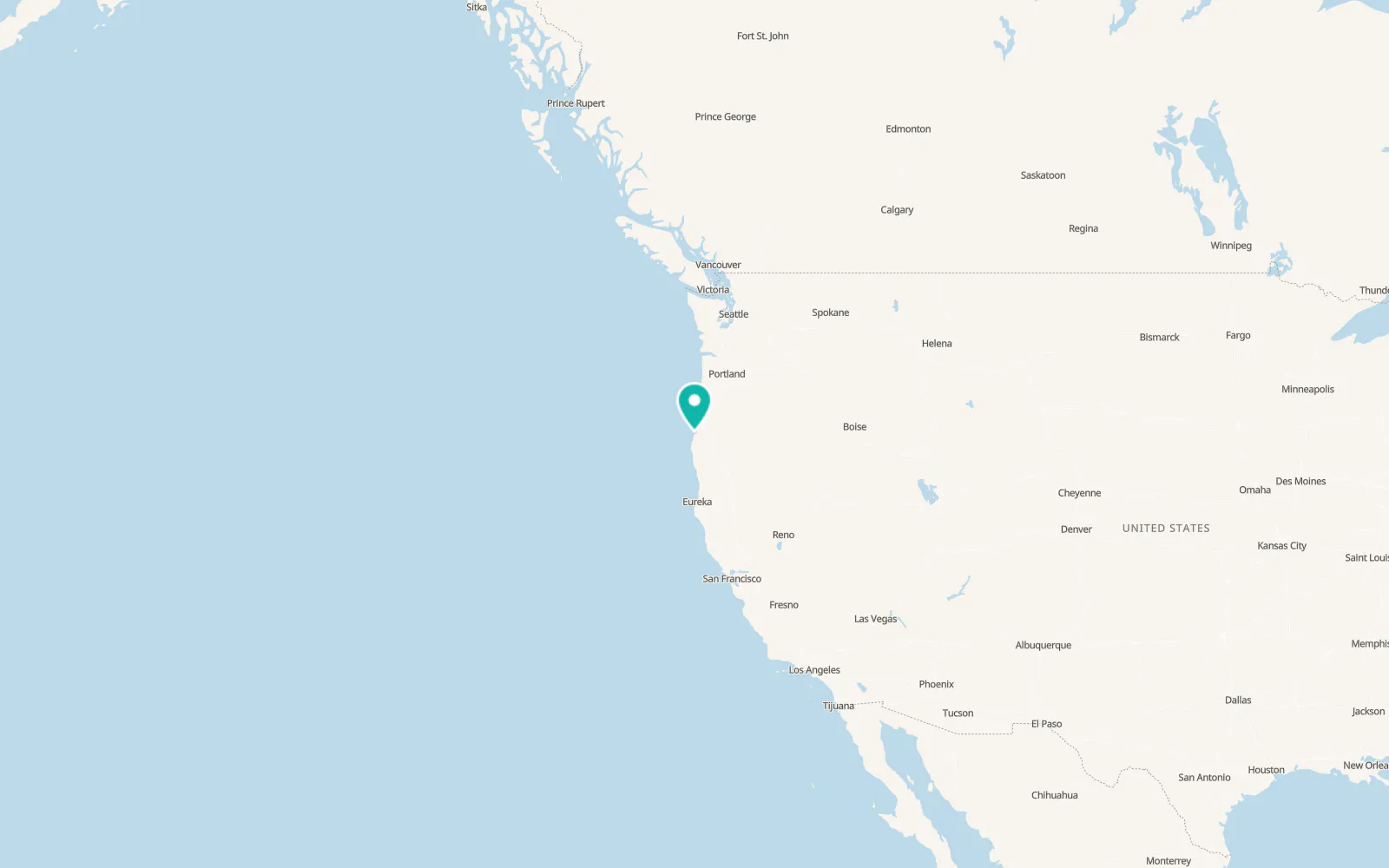 Map of Barview