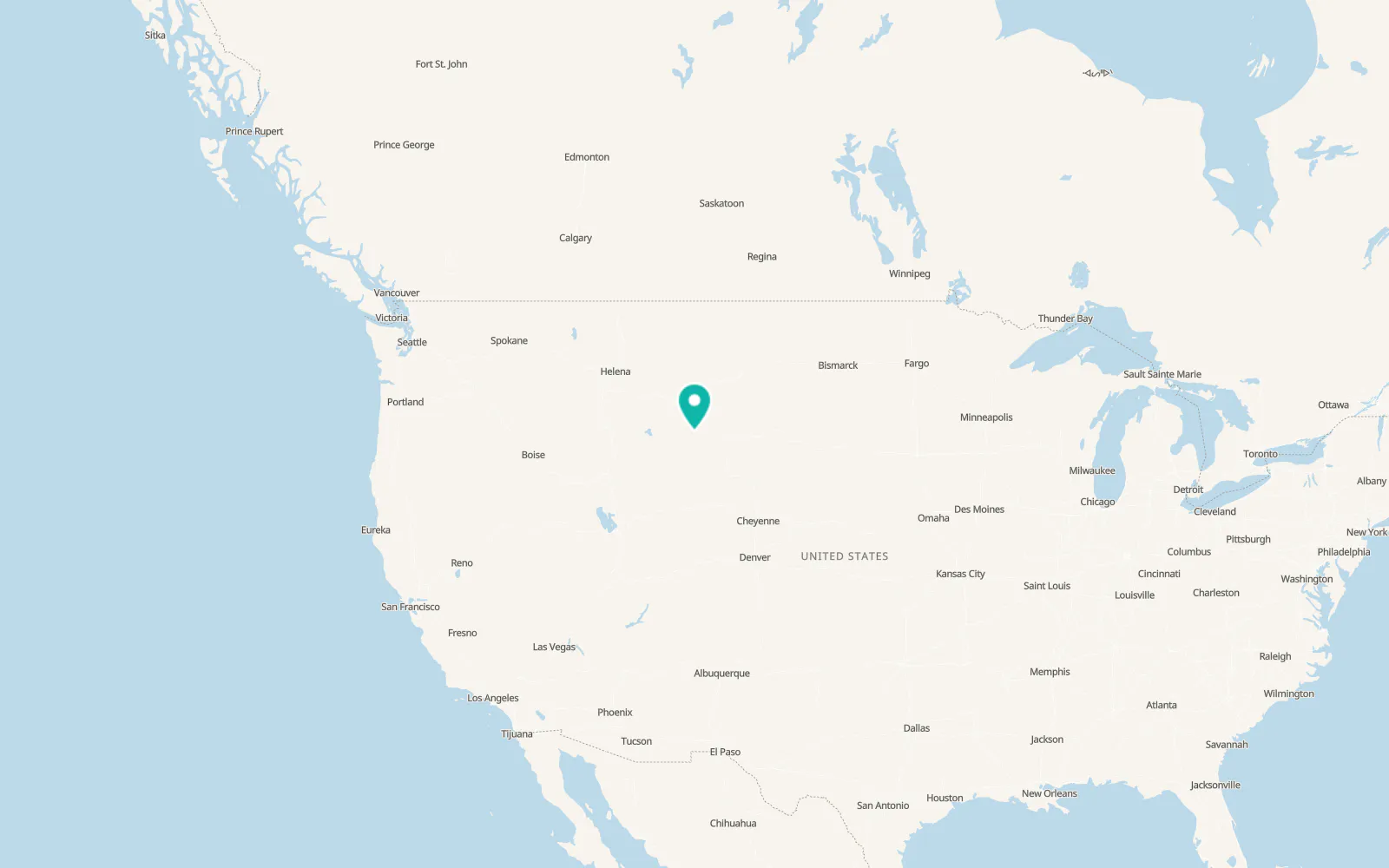 Map of Basin