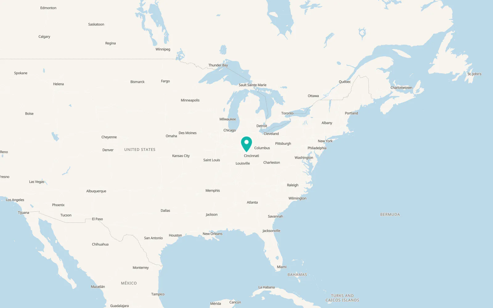 Map of Batesville