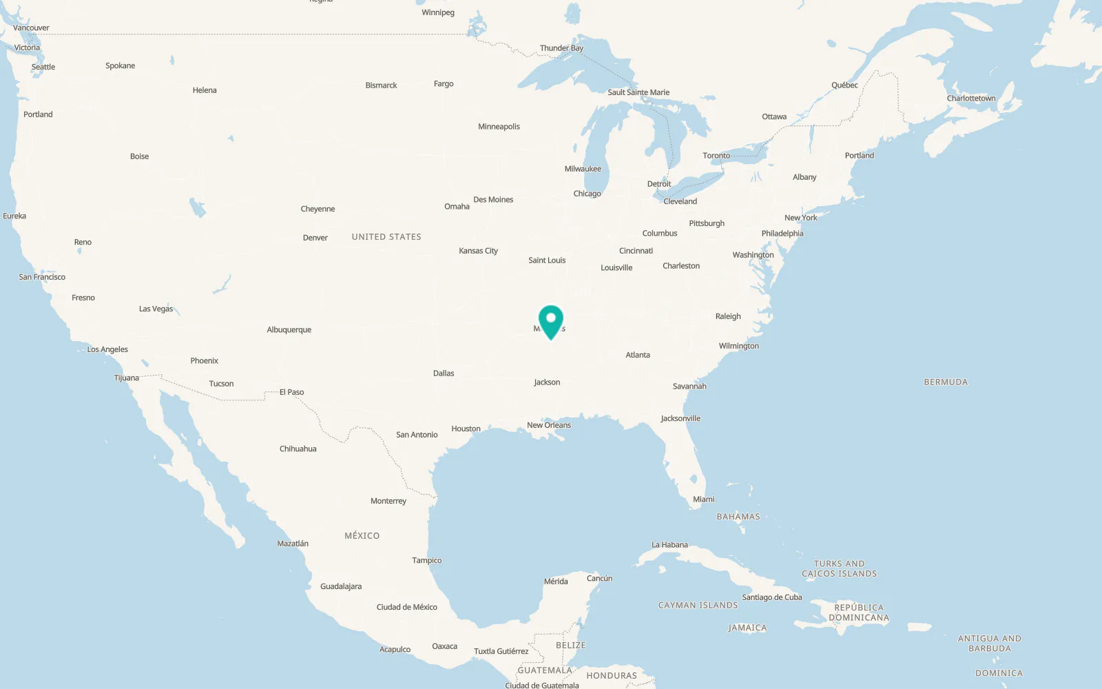 Map of Batesville