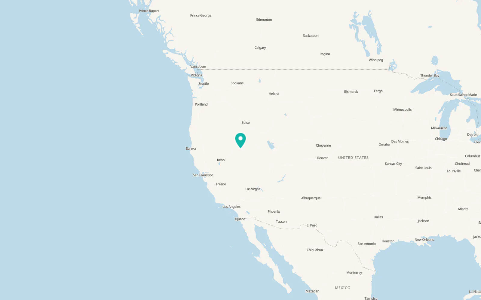 Map of Battle Mountain
