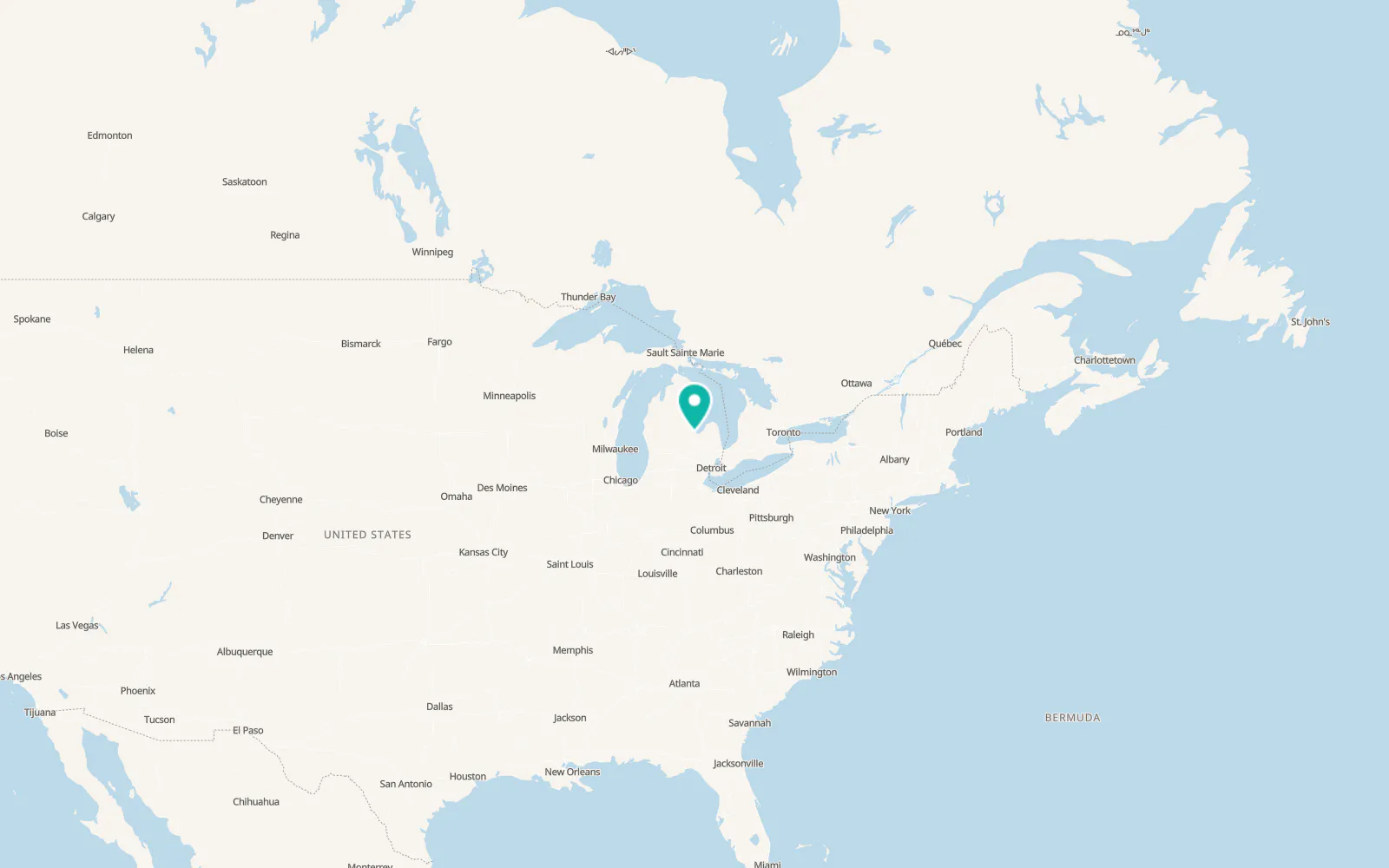 Map of Bay City