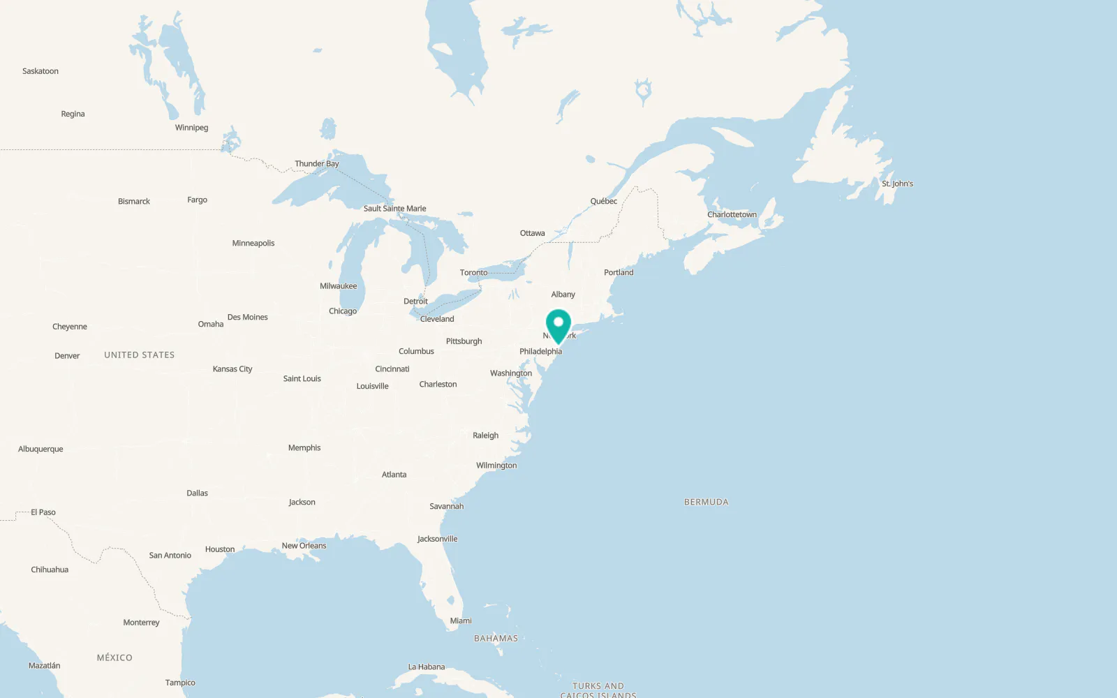 Map of Bay Head