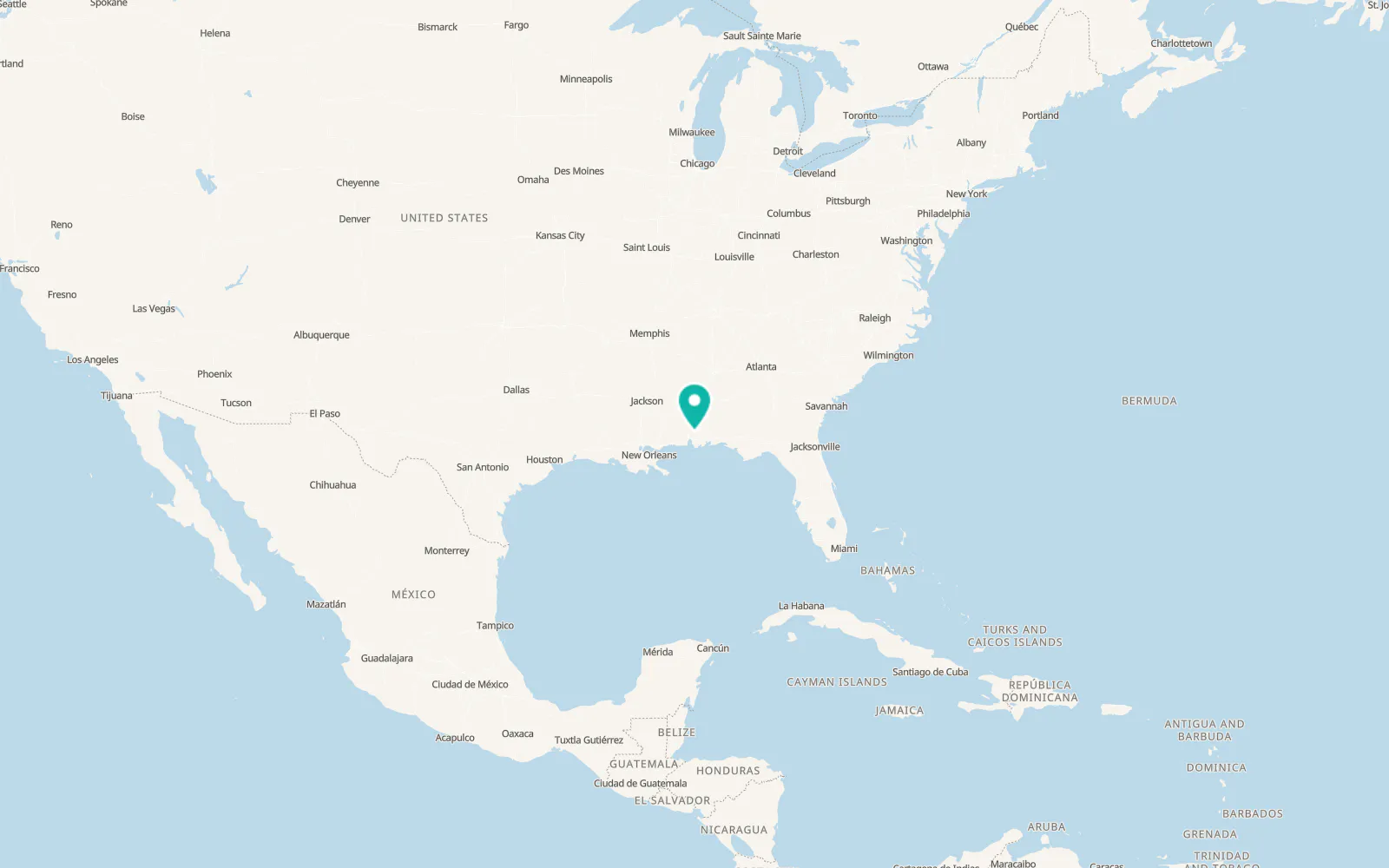 Map of Bay Minette