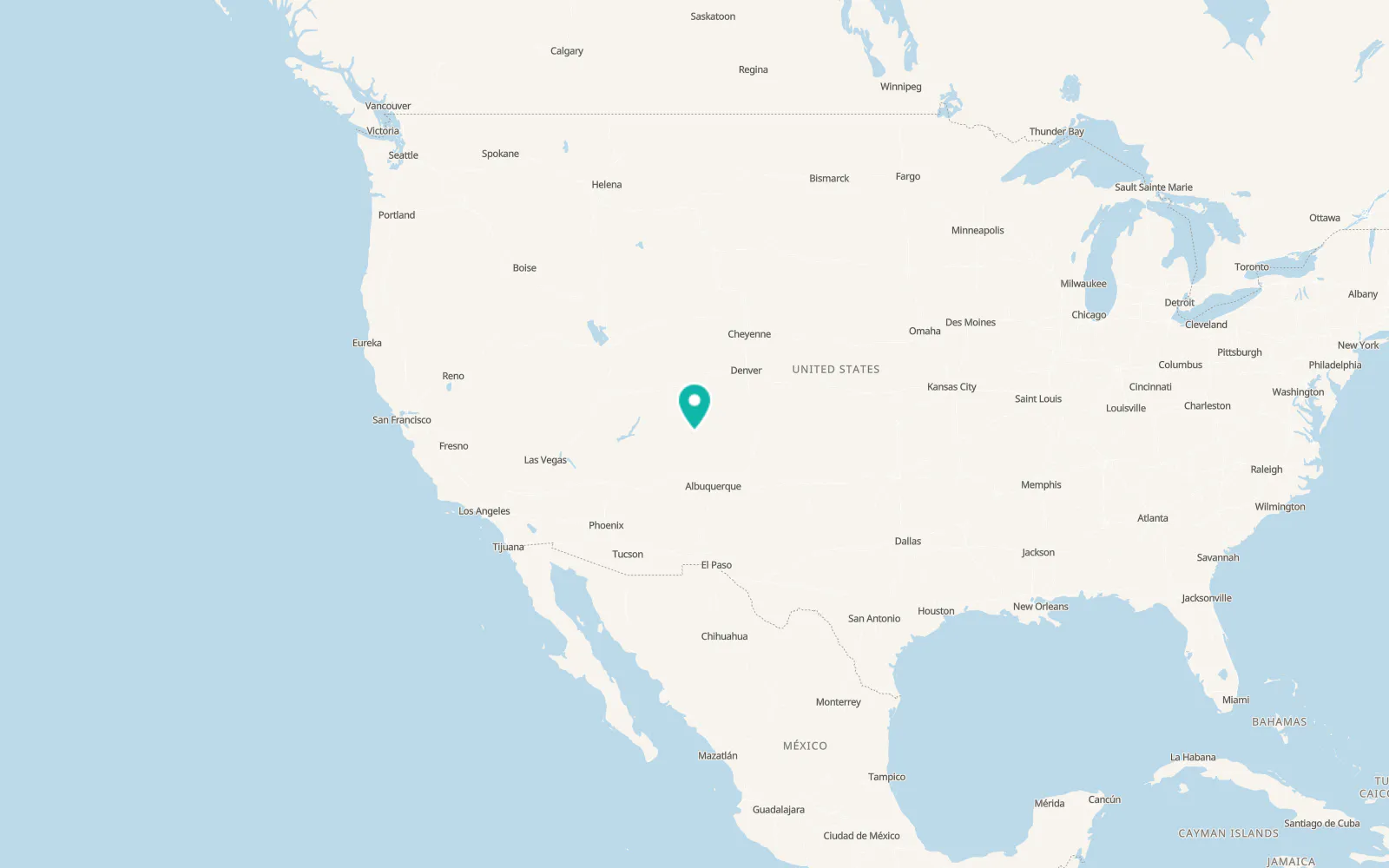 Map of Bayfield