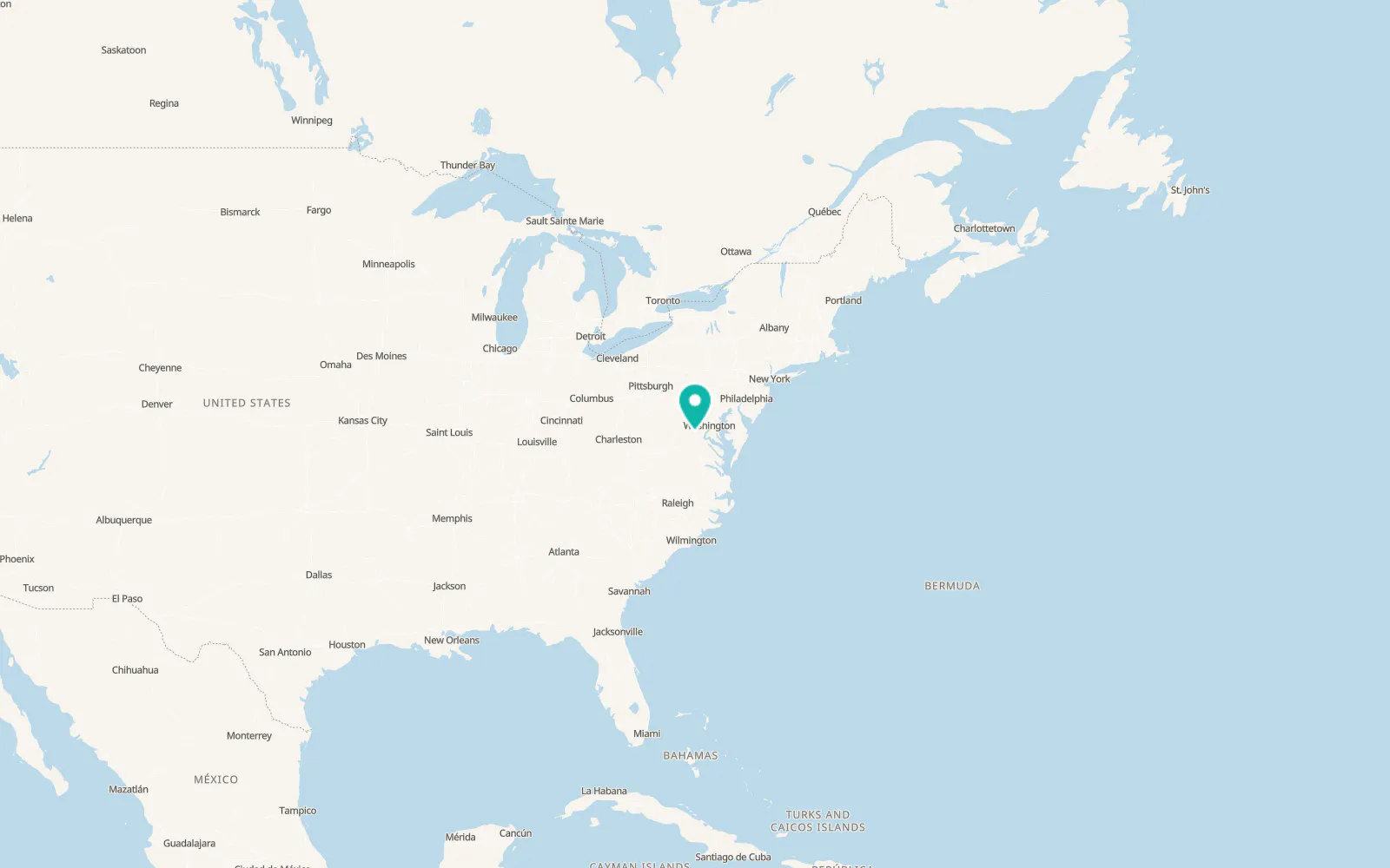 Map of Bealeton