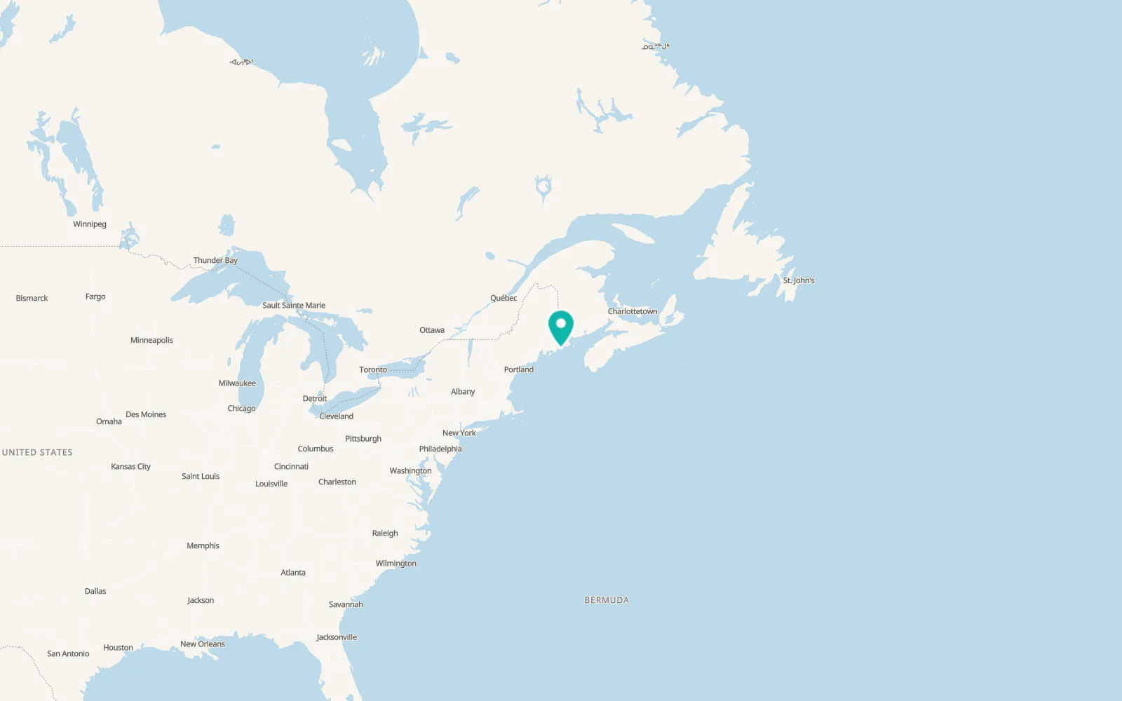 Map of Beals