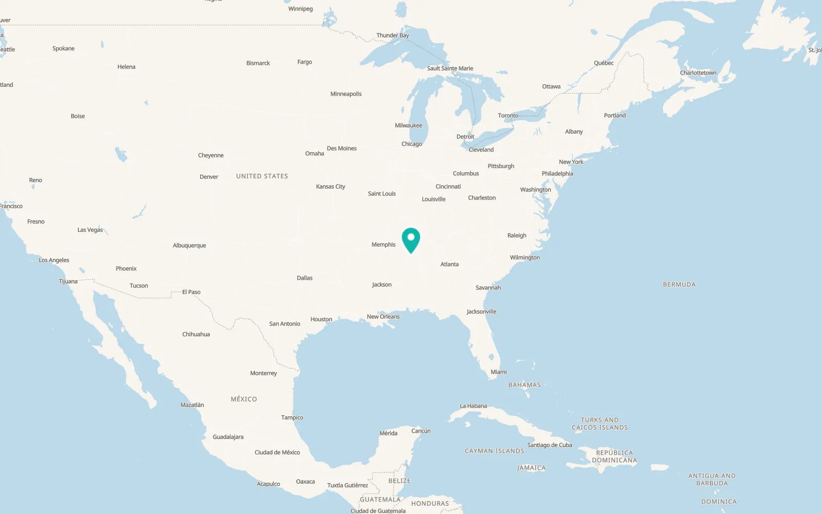 Map of Bear Creek