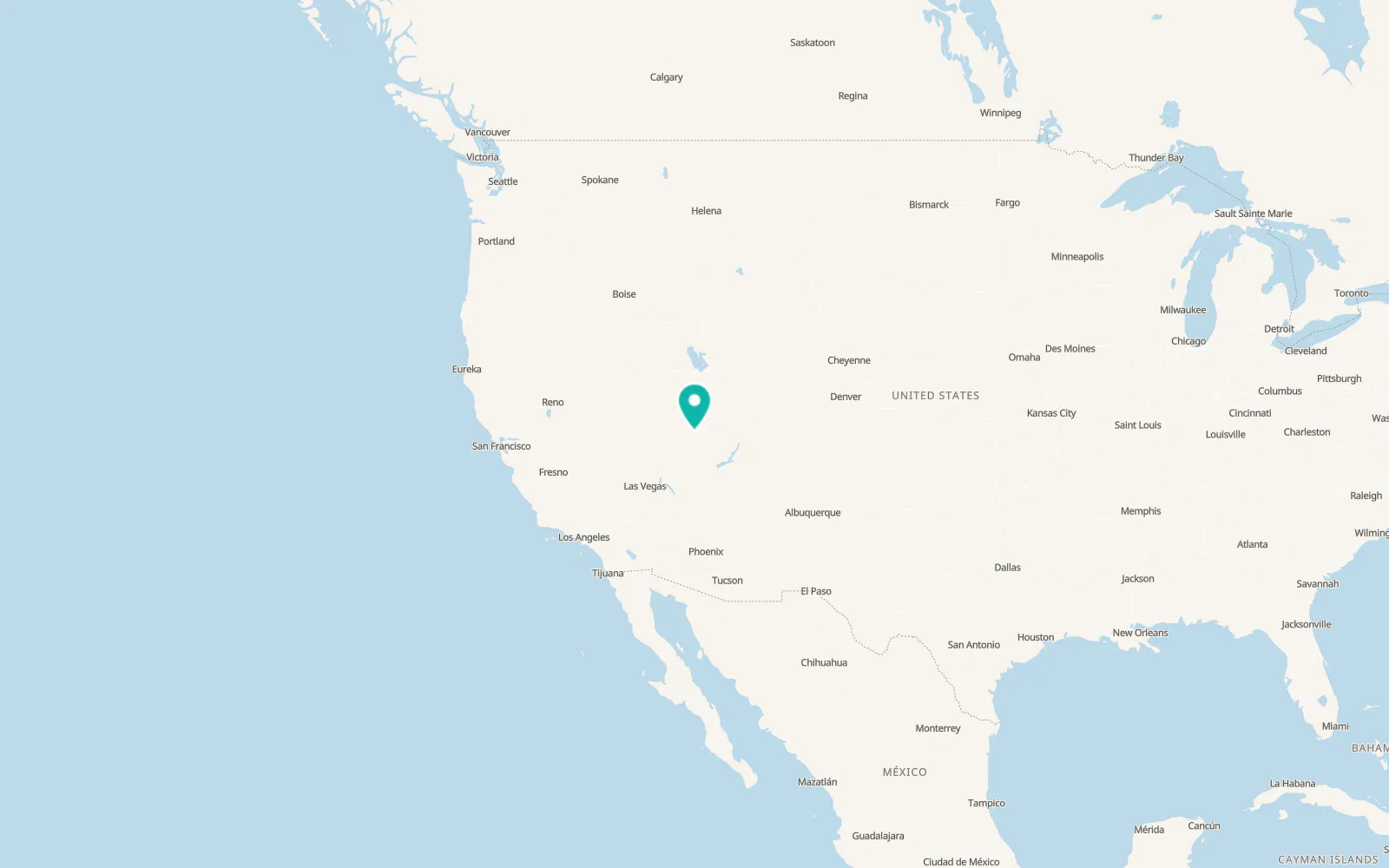 Map of Beaver