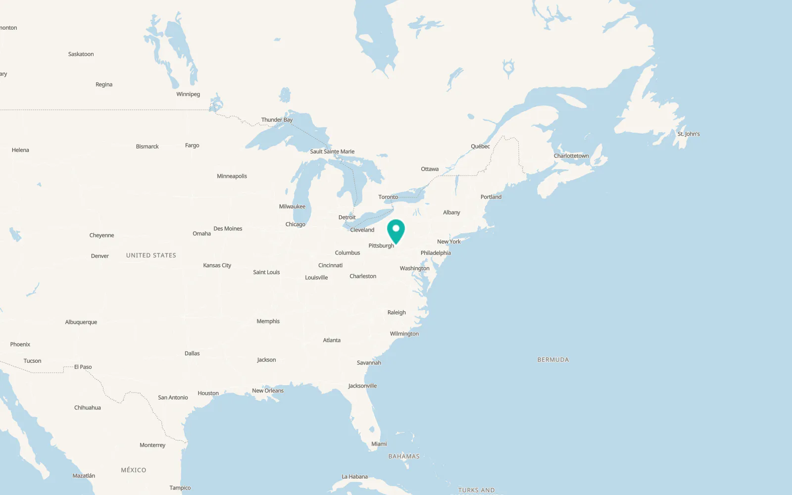 Map of Beaverdale