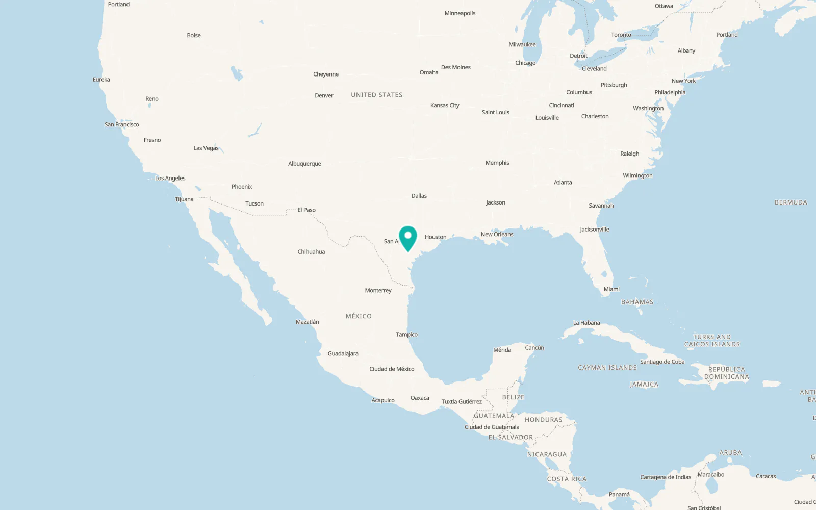 Map of Beeville