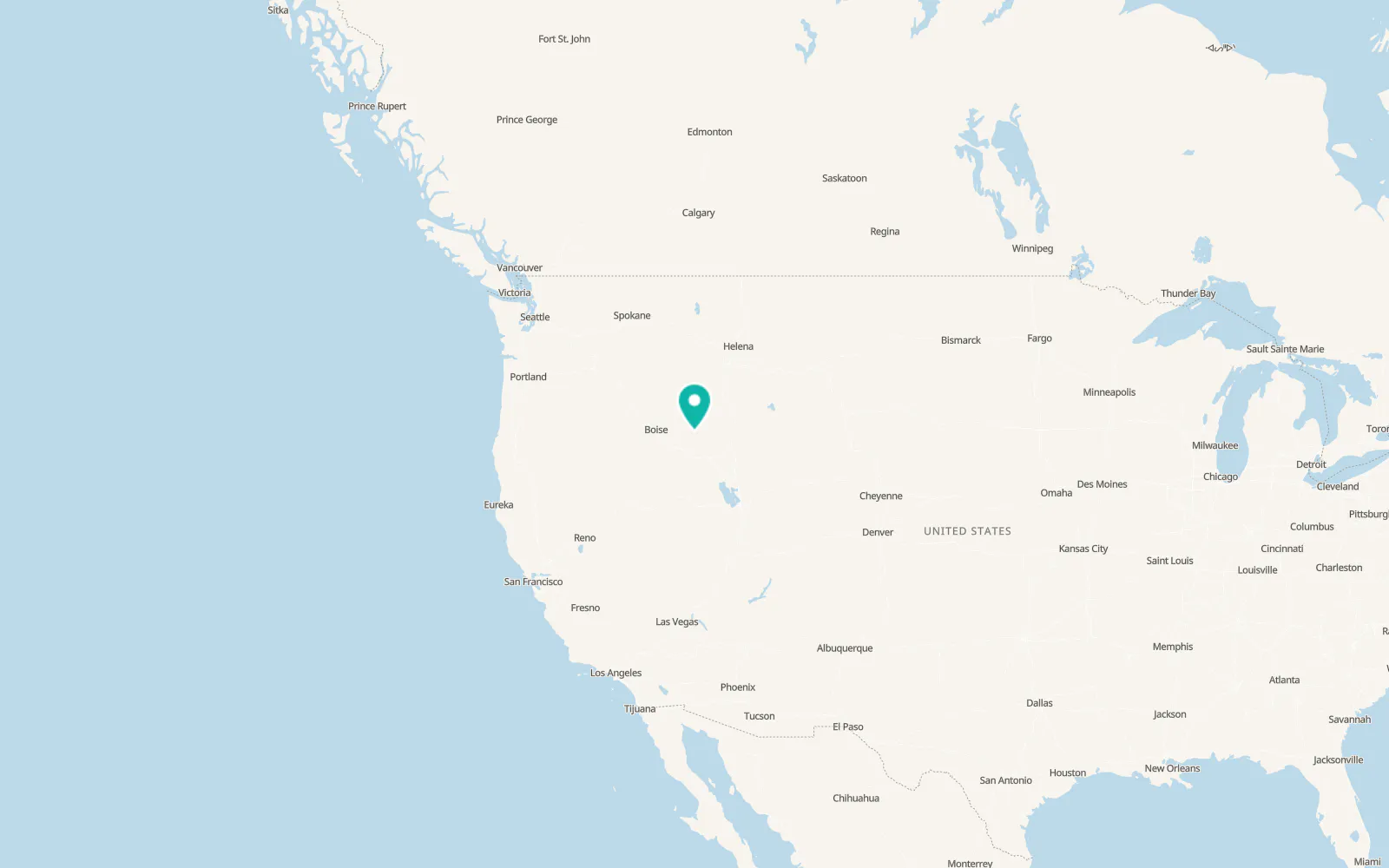 Map of Bellevue