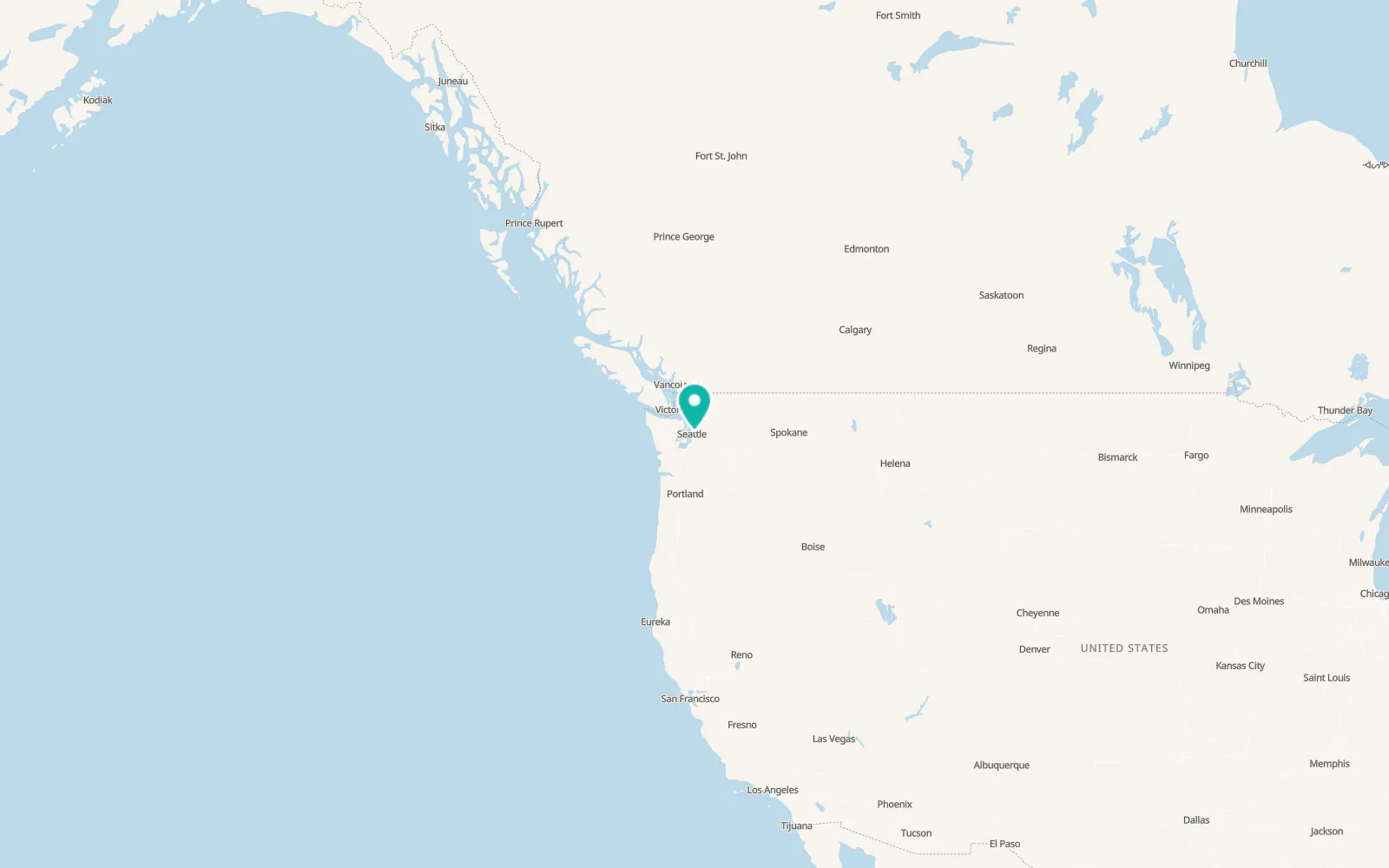 Map of Bellevue