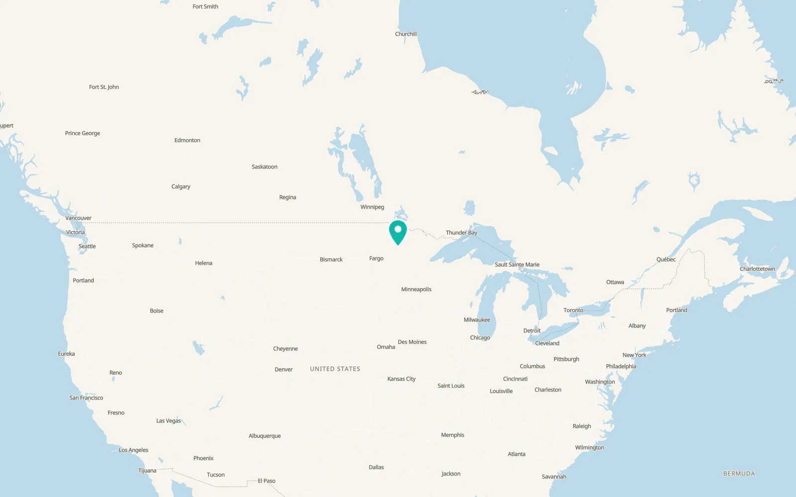 Map of Bemidji
