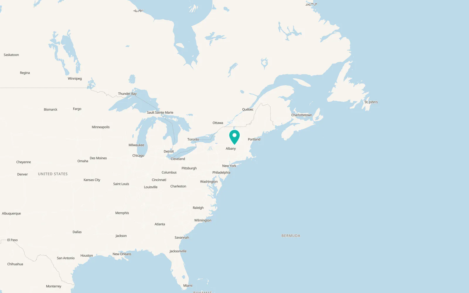 Map of Bennington