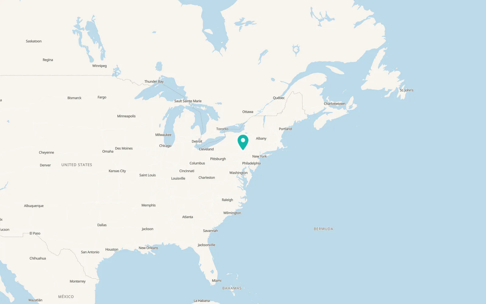 Map of Benton