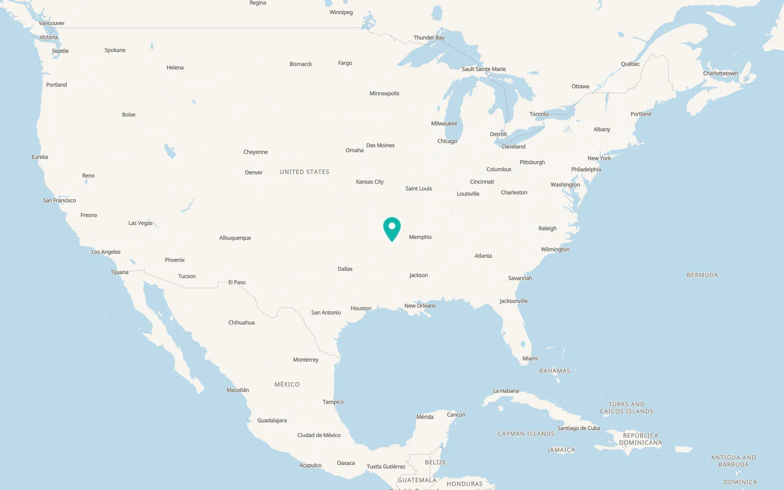 Map of Benton