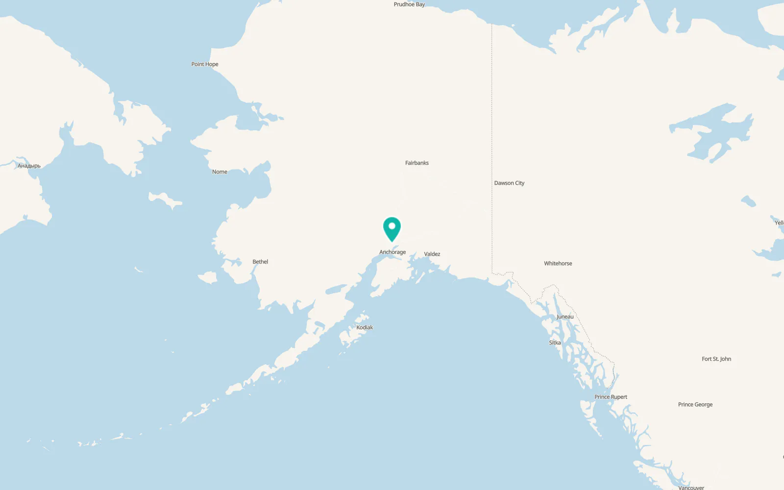 Map of Big Lake