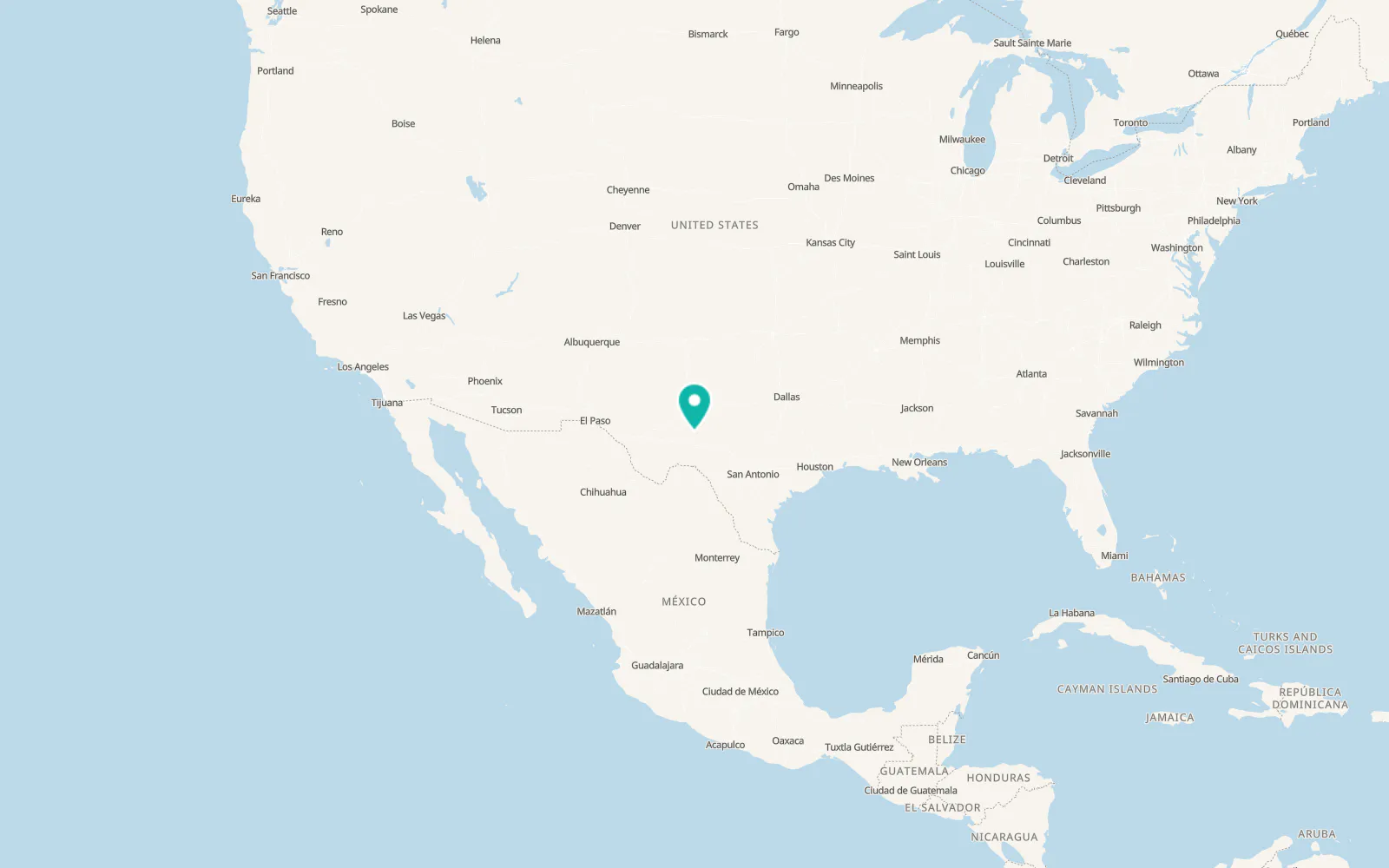 Map of Big Lake