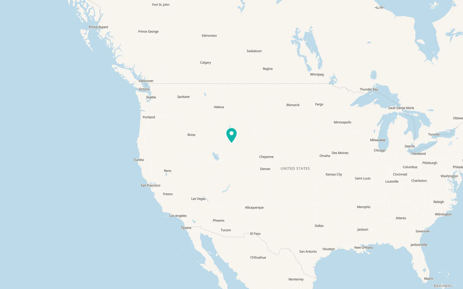 Map of Big Piney