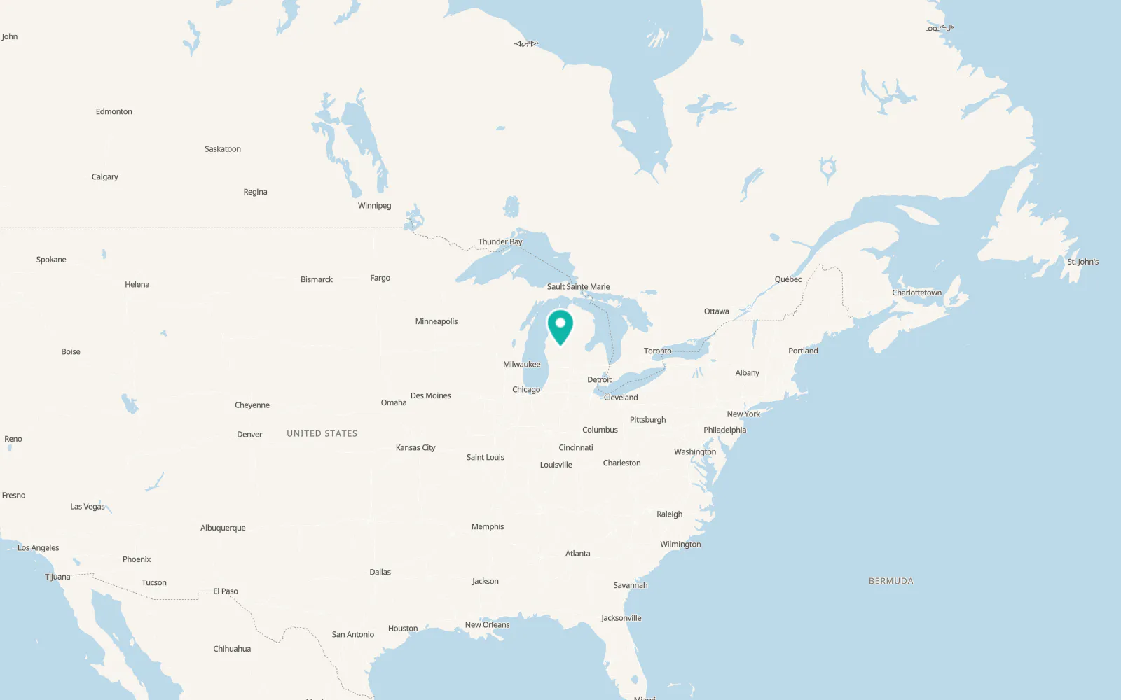 Map of Big Rapids