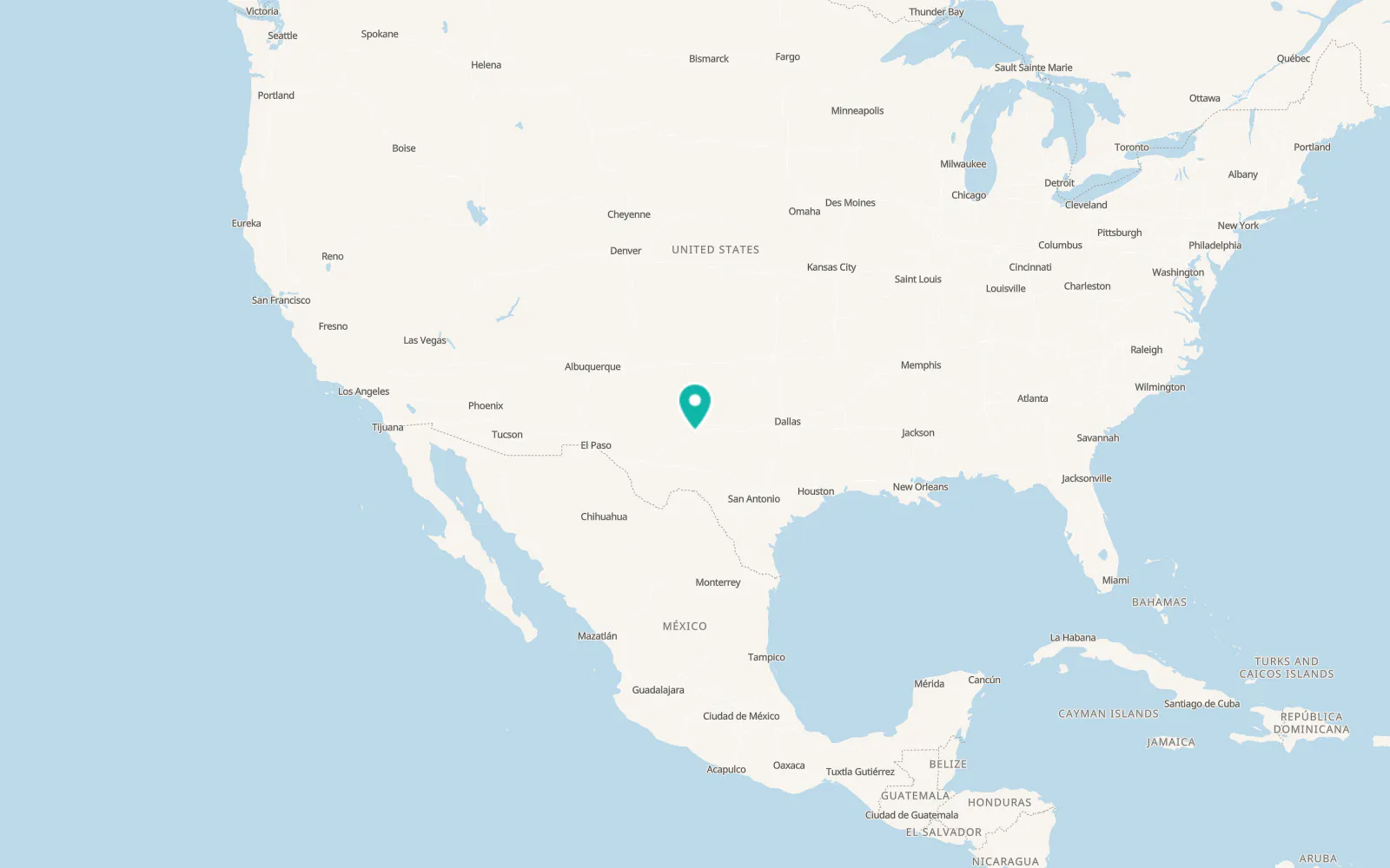 Map of Big Spring