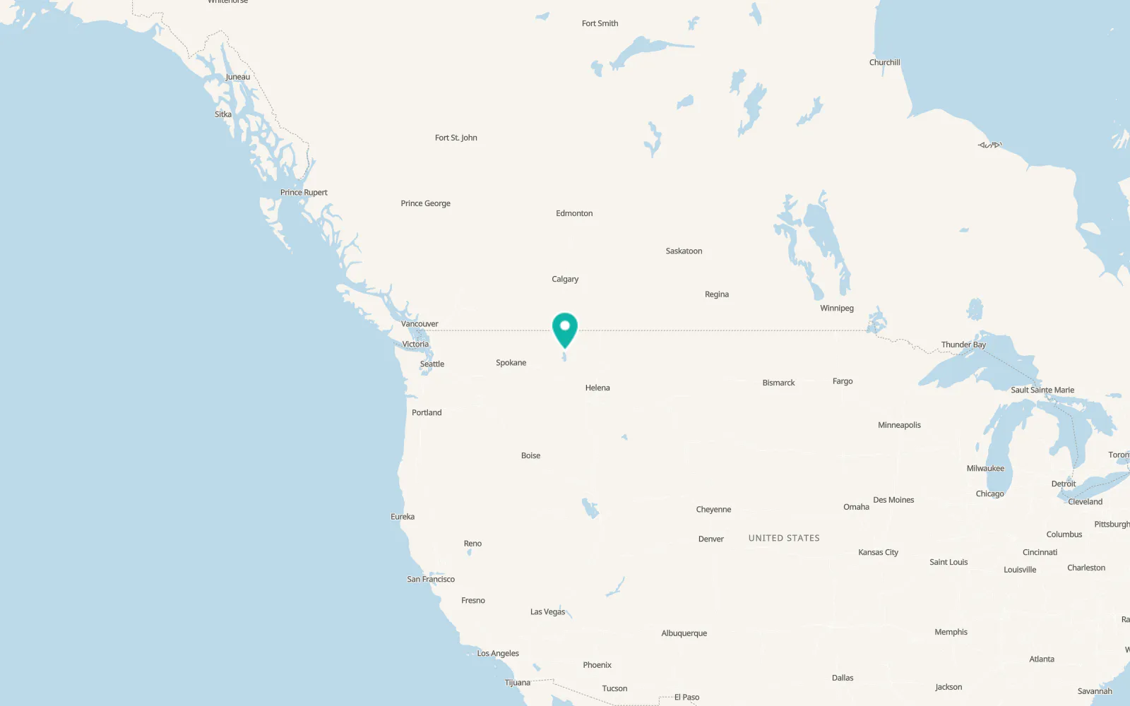 Map of Bigfork