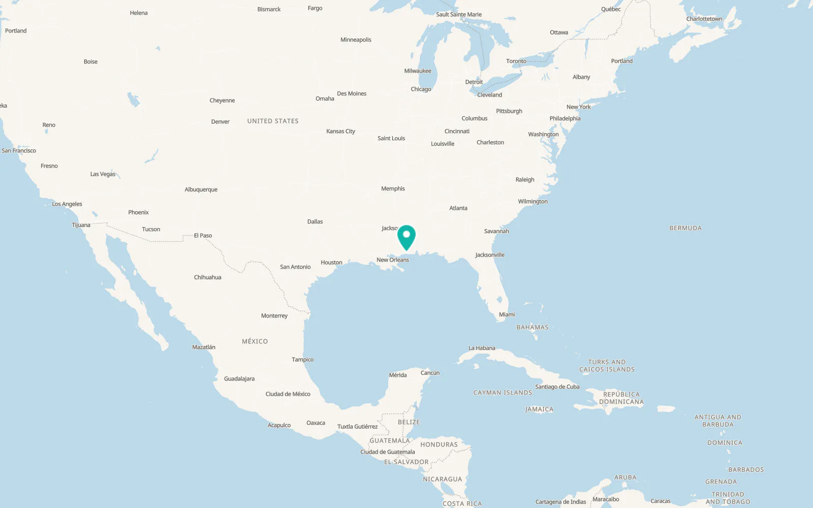 Map of Biloxi