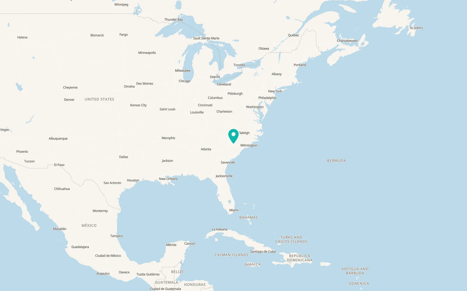 Map of Bishopville