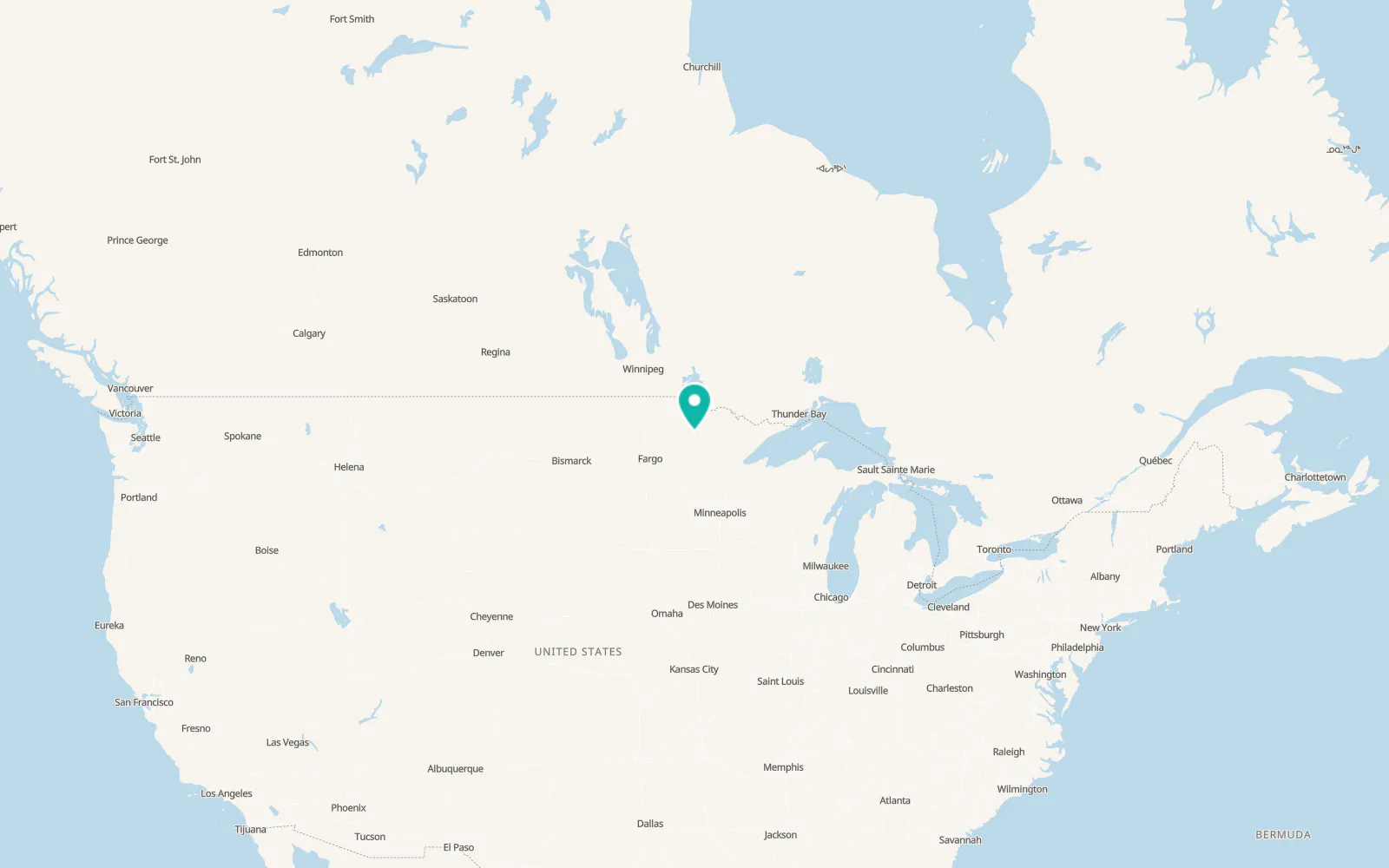 Map of Blackduck
