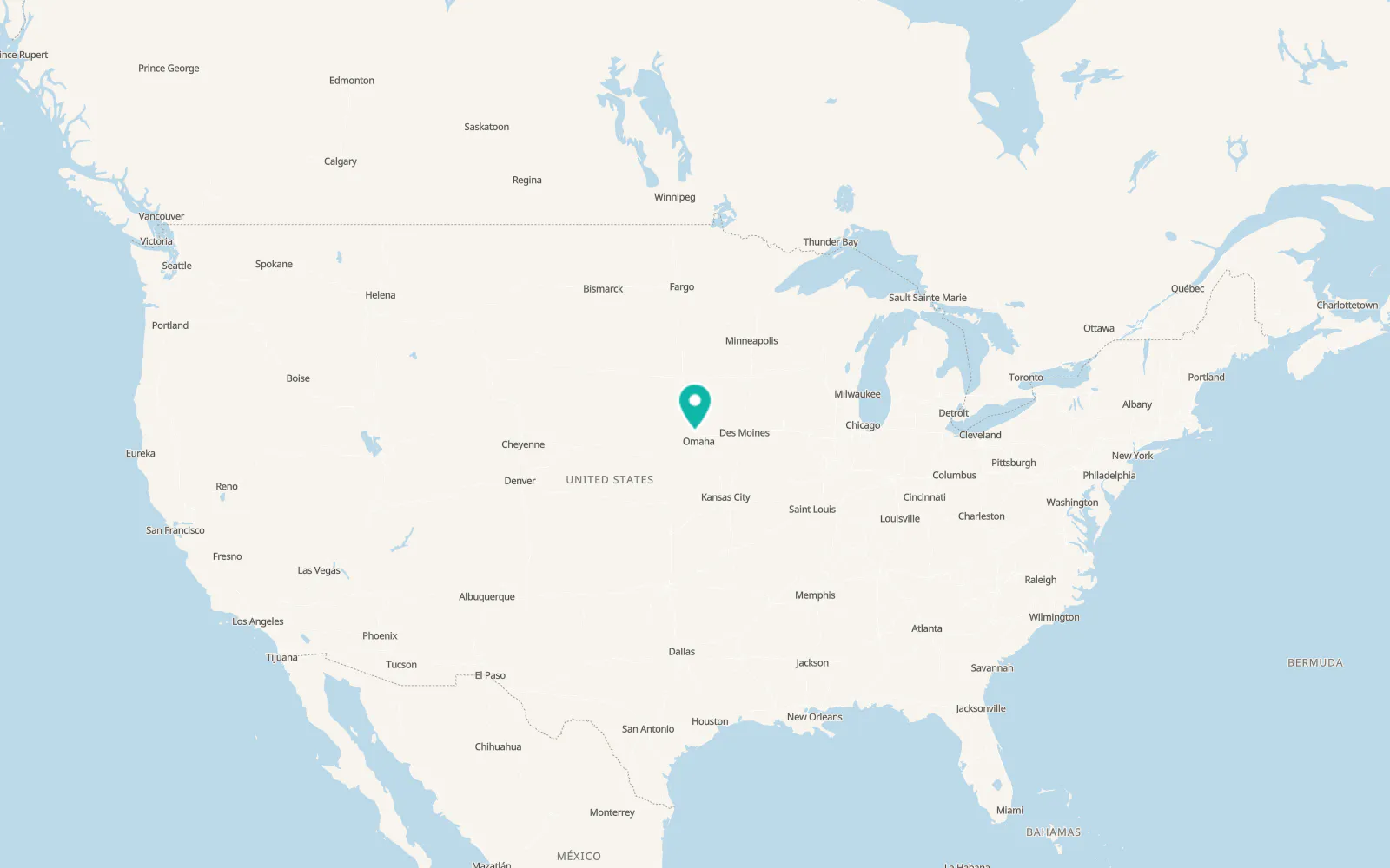 Map of Blair