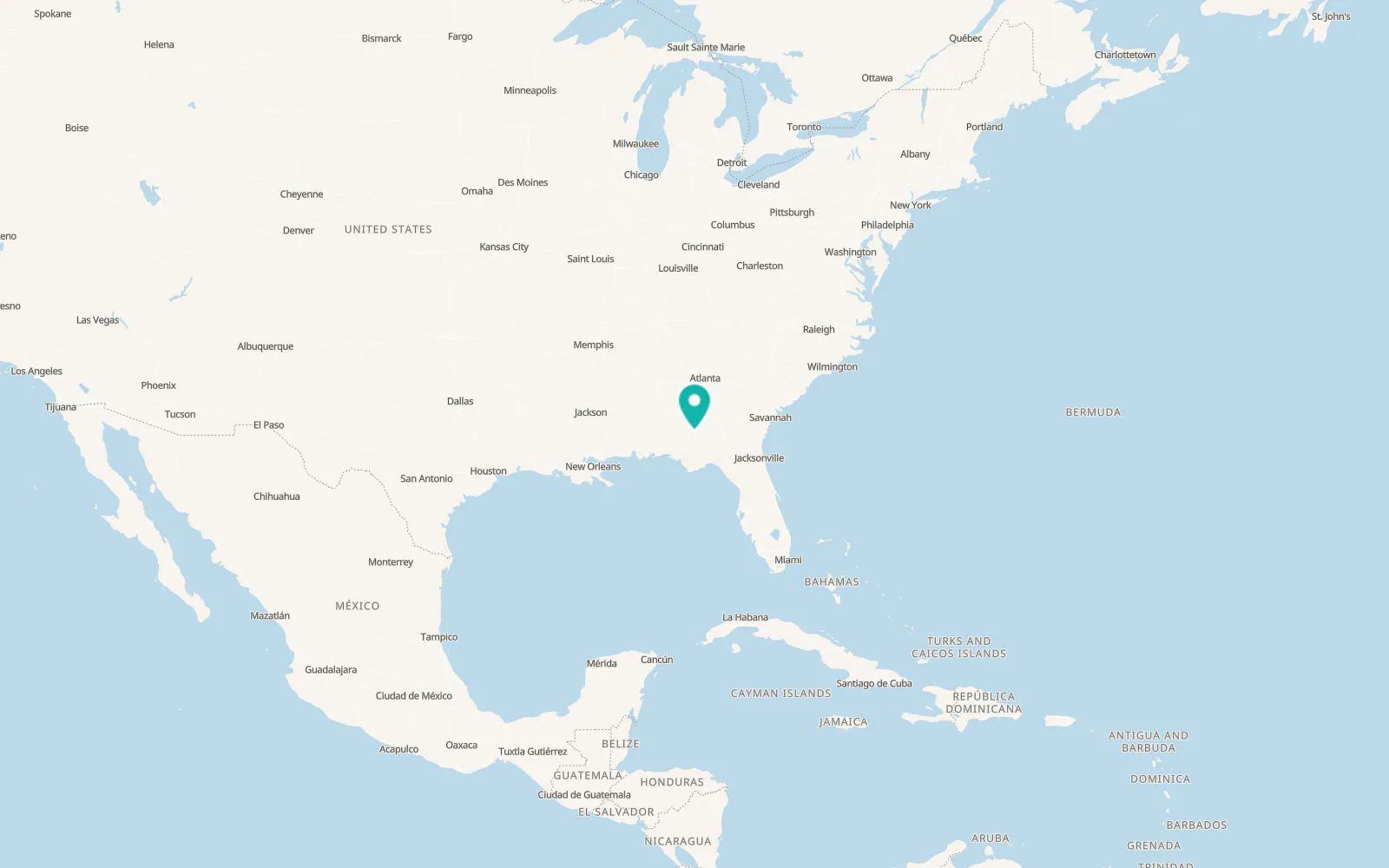 Map of Blakely